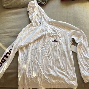 White Long Sleeve Men's Tee